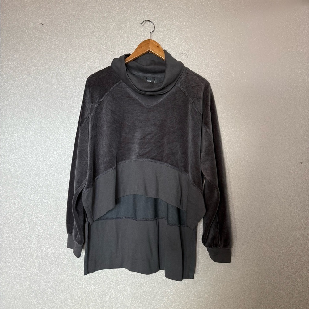 Free People Movement Last Chance Velour Pullover Sweater Xs F16 View 2
